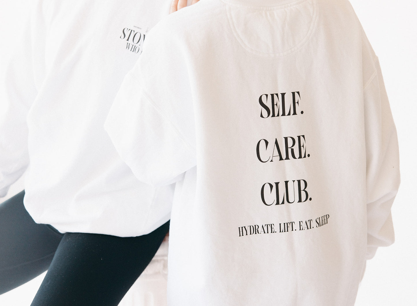 SELF CARE CLUB crewneck