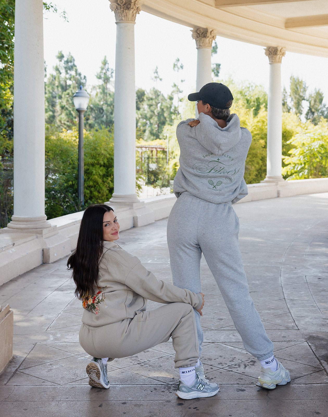 NO FLTR Joggers in flower gray