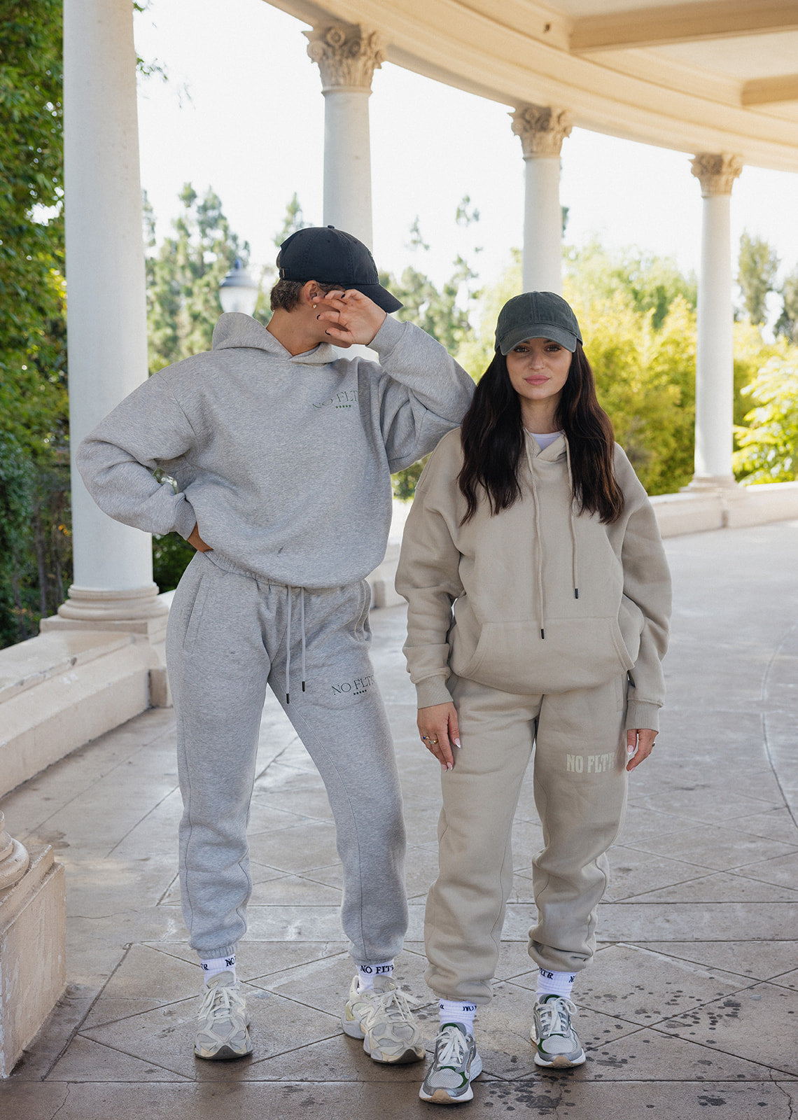 NO FLTR Joggers in flower gray