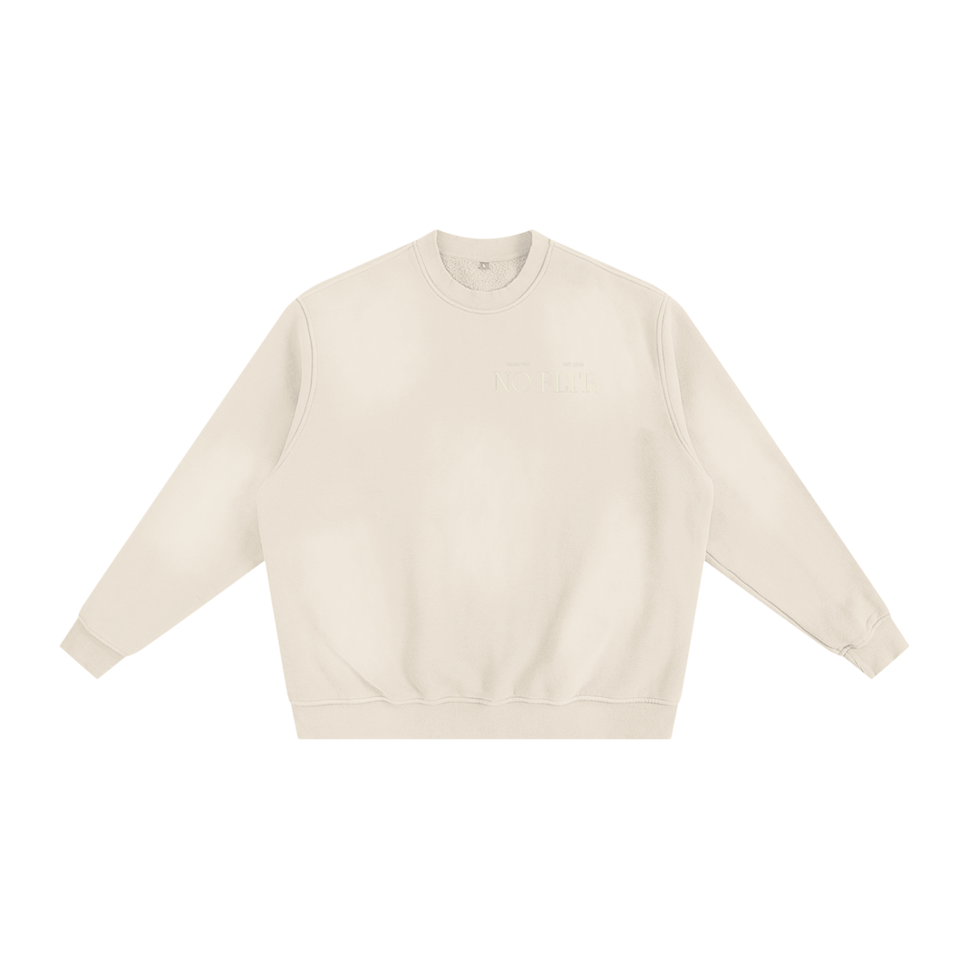 Classic crewneck in gray camel